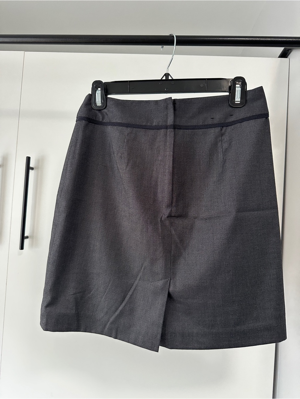 Banana Republic Charcoal Gray Tailored Skirt